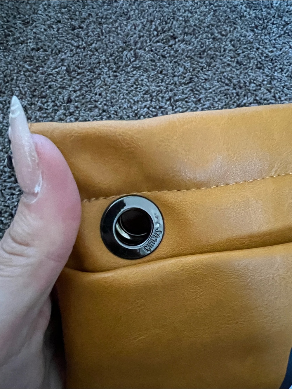 Circus by Sam Edelman Mustard Yellow Fold-Over Clutch - Picture 10 of 10